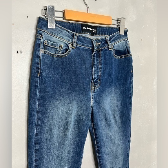 THE KOOPLES | Franky Destroy Skinny Leg Jeans 5 pocket hemmed blue wash -size 26 - Picture 6 of 10